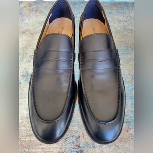 Sz 11.5 black leather loafers BNIB